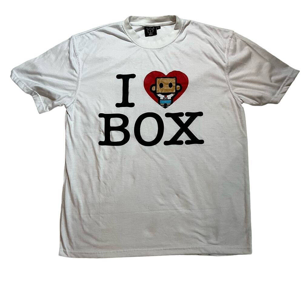 Box Boys graphic t-shirt Sz XL - I Heart Box - Music Festival NYC‎ Underground